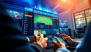 Engaging online betting experience at okvipwin.live with live sports betting interface and dynamic graphics.