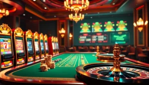 Players enjoying exciting slot machines and games at https://l567.tech/ online casino.