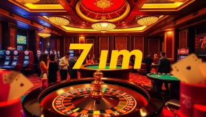 Experience the thrill of 7m with vibrant casino tables, poker chips, and exhilarating atmosphere.
