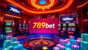 Experience the thrill of winning at 789bet's luxurious online casino with vibrant gaming elements.
