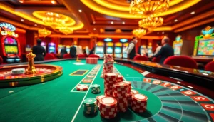Experience the excitement of winning at https://qq88pro.vip/ with vibrant casino elements, including roulette and slot machines.