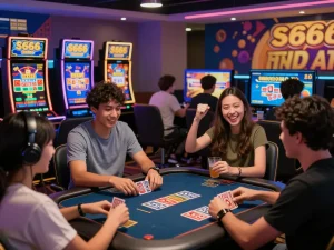 S666 online gaming scene with friends enjoying casino games and vibrant atmosphere in 2026.