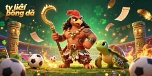 Betting on tỷ lệ bóng đá with dynamic characters in a vibrant sports scene.