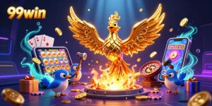 Experience the thrill of winning at 99win with vibrant casino games and golden treasures.