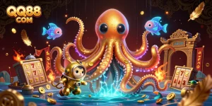 Experience thrilling gameplay at QQ88 COM with exciting slot games featuring magical creatures and treasure.