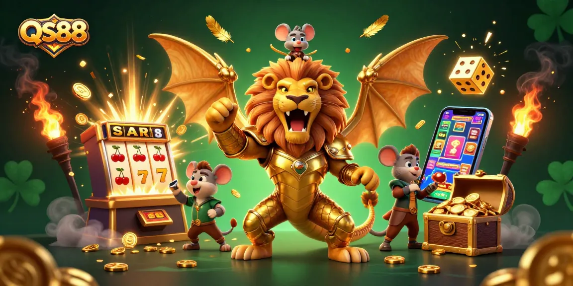 Experience thrilling wins with QS88's dynamic casino games and vibrant 3D visuals.