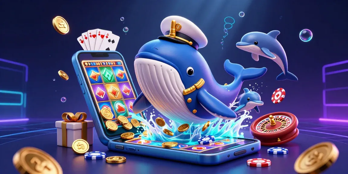 Experience excitement at cổng game 789club with colorful slot games, coins, and playful sea creatures.